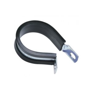 Quikcrimp 19mm Rubber Lined Metal P Clamp (Pack Of 10) 