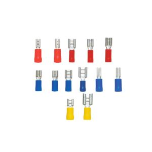 Quikcrimp Yellow 6.3mm Copper Grip Female Blade Crimp Terminal (Pack Of 100)