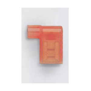 Quikcrimp Red 90 Degree 6.4mm Fully Insulated Female Crimp Terminal (Pack Of 100) 
