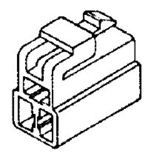 Quikcrimp 4 Pin Reverse Male Connector Housing (Pack Of 10) 