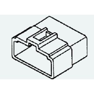 Quikcrimp 6 Pin Reverse Female Connector Housing (Pack Of 10) 