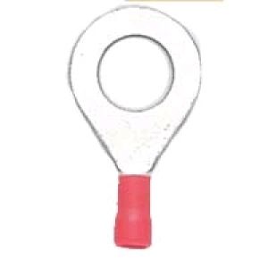 Quikcrimp Red 10mm Eye Crimp Terminal (Pack Of 100)