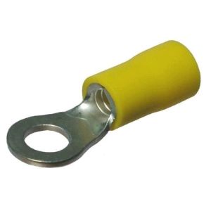 Quikcrimp Yellow 5mm Eye Crimp Terminal (Pack Of 100)