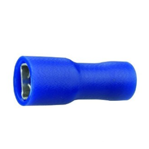 Blue 4.8mm Fully Insulated Female Blade Crimp Terminal (Pack Of 100)