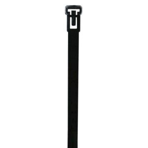 Quikcrimp 200mm X 8mm Black Releasable Cable Tie (Pack Of 100)