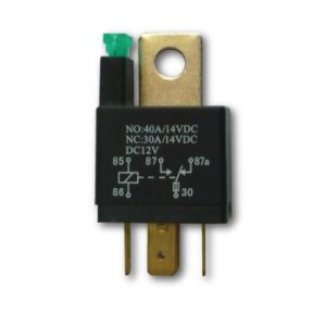 12V 40/30 5 Pin Change Over Relay With 30 Amp Blade Fuse