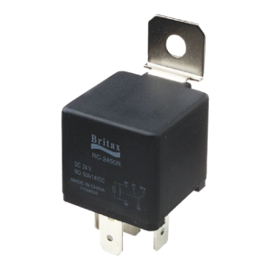 Britax 12V 40 Amp 5 Pin Resistor Protected Normally Open Relay (European Pin Out)