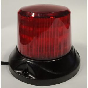 ROADVISION 10-30V RED LED BEACON WITH 5 FLASH PATTERNS