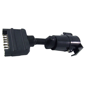 7 Pin Flat Socket On Car To 7 Pin Large Round Plug On Trailer 