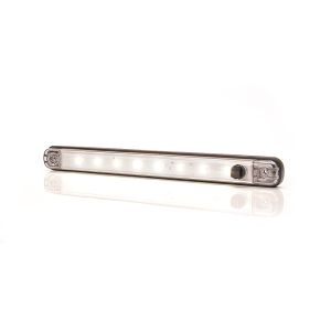 RKS 12V (230 Lumen) LED Interior Light With On/Off Switch (IP54 Rated) (238 X 20.6 X 12.7mm) 