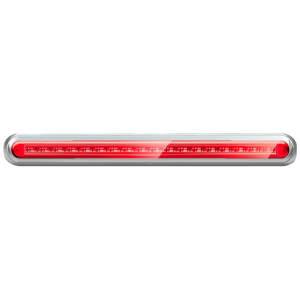 Whitevision 10-30V Slimline LED Stop/Tailight With Chrome Housing (400 X 46 X 15mm) 