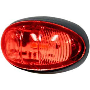 Whitevision 9-33V Red LED Rear End Outline Marker Light (60 X 38 X 32mm) 