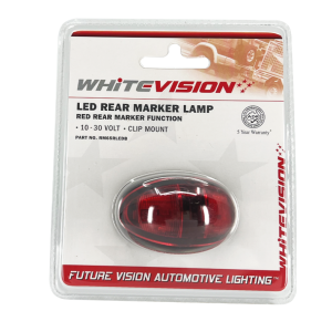 Whitevision 9-33V Red LED Rear End Outline Marker Light (Blister Pack Of 1) 