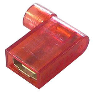 Bellanco Red High Temp 6.3mm Flag Crimp Terminal (Pack Of 100)