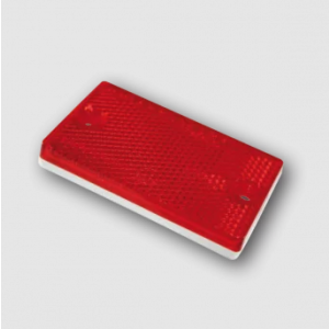Ark 73mm X 43mm Red Reflex Reflector (Blister Pack Of 2) 