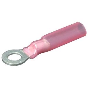 Carroll Red 4mm Eye Heatshrink Adhesive Lined Terminal (Pack Of 25) 