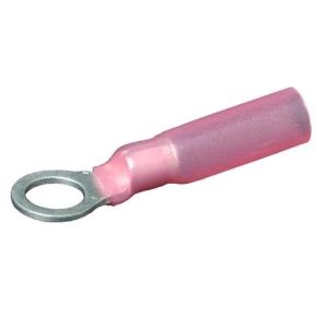 Carroll Red 5mm Eye Heatshrink Adhesive Lined Terminal (Pack Of 25) 