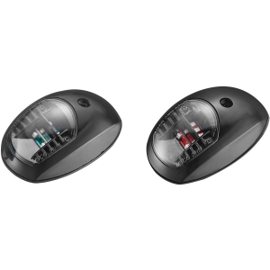 LED 12V Port & Starboard Light Set (Black Housing)