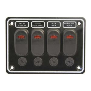 4 Rocker Switch Weatherproof Switch Panel
