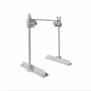 White Polypropylene Battery Hold Down Clamp  