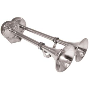 Dual 12V All Stainless Steel Electric Horn Set