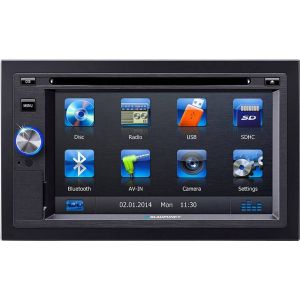 Blaupunkt Double Din Multi Media Player With Navigation And 6.2"Touch Screen 