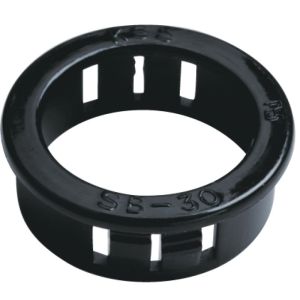 QUIKCRIMP BLACK NYLON SNAP BUSH TO SUIT 25.1mm MOUNTING HOLE (PACK OF 100)