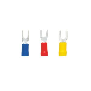 Carroll 3.5mm Yellow Fork Crimp Terminal (Pack Of 100) 