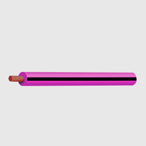 3mm Pink/Black Single Core Trace Cable (100m Roll) 