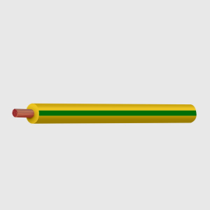 3mm Yellow/Green Single Core Trace Cable (50m Roll) 