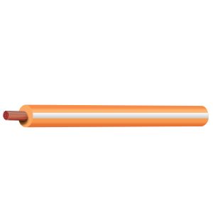 4mm Orange/White Single Core Trace Cable (100m Roll) 
