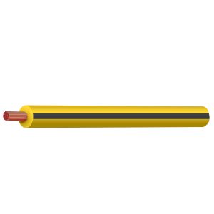 4mm Yellow/Black Single Core Trace Cable (100m Roll) 