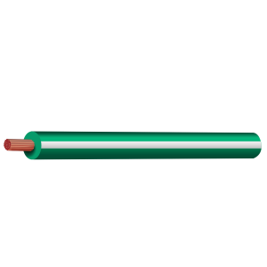 4mm Green/White Single Core Trace Cable (30m Roll)  