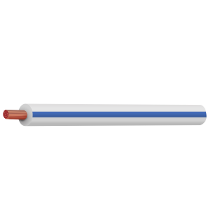 AUSTECH 3mm WHITE/BLUE SINGLE CORE TRACE CABLE (30M ROLL)