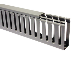 CARROLL SLOTTED DUCT W:25mm x H:60mm 2M LENGTH GREY (PACK OF 12)