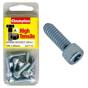 Champion 20mm X 6mm Cap Screw (Pack Of 10)  