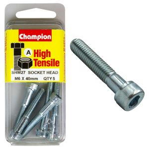 Champion 40mm X 6mm Cap Screw (Pack Of 5)  