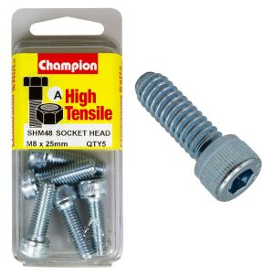 Champion 25mm X 8mm Cap Screw (Pack Of 5)  