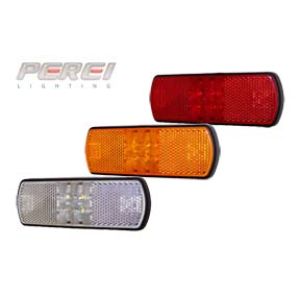 Whitevision 9-33V Slimline Amber LED Side Marker (123 X 45 X 18mm) 