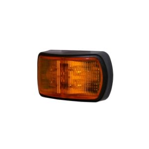 Whitevision 9-33V Amber "Dimple" LED Marker Light With 3m Cable (70 X 41 X 23mm) 