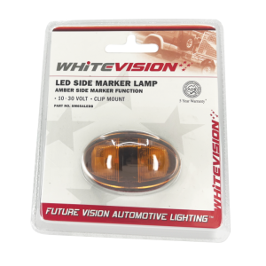 Whitevision 9-33V Amber LED Indicator/Marker Light (Blister Pack Of 1) 