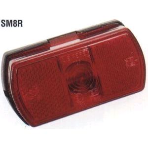 Perei Red Rear End Outline Marker Light (Blister Pack Of 1)