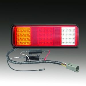 LED 24V Combination Tailight With Reverse Light & Deutsch Harness 