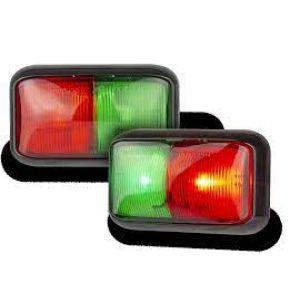 LED 9-32V Red/Green Panel Light (58 X 35 X 21mm)  