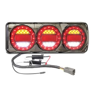 LED 12V Combination Tailight With Reverse Light & Deutsch Harness 
