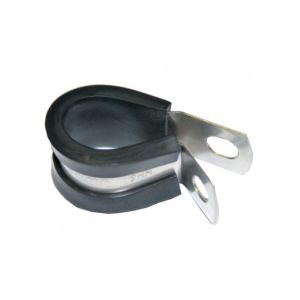 Quikcrimp 16mm Stainless Steel Rubber Lined P Clamp (Pack Of 50) 