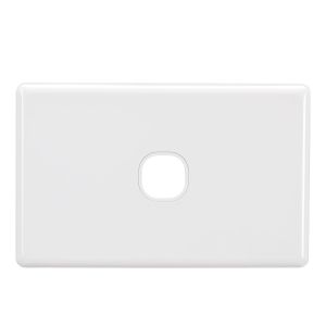 Projecta 1 Gang White Blank Switch Plate (Pack Of 10)