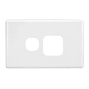 Projecta White Single Gpo Power Point Fascia (Pack of 10)