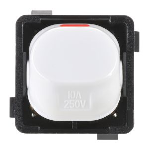 Projecta White 10 Amp 2 Way Double Pole Switch Mechanism (Pack Of 10)