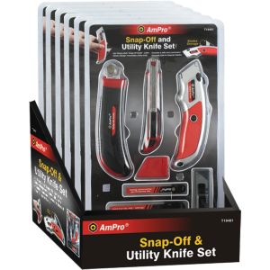 Snap-Off And Utility Knife Set  